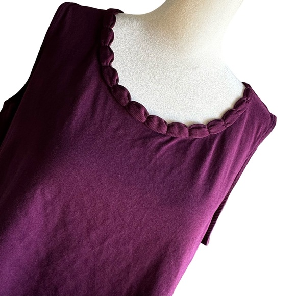 Sleeveless Burgundy T-Shirt Sz XL - Picture 7 of 14